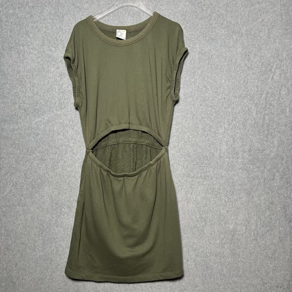 Offline by Aerie Women's Weekend Fleece Cut Out Mini Dress Sz M NEW